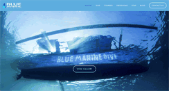 Desktop Screenshot of bluemarinedive.com